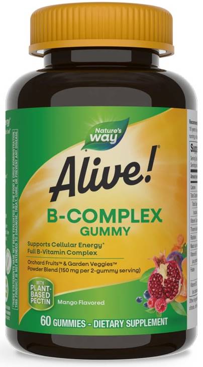 Alive B-Complex Gummy, 60 tablete de jeleu, Nature's Way
