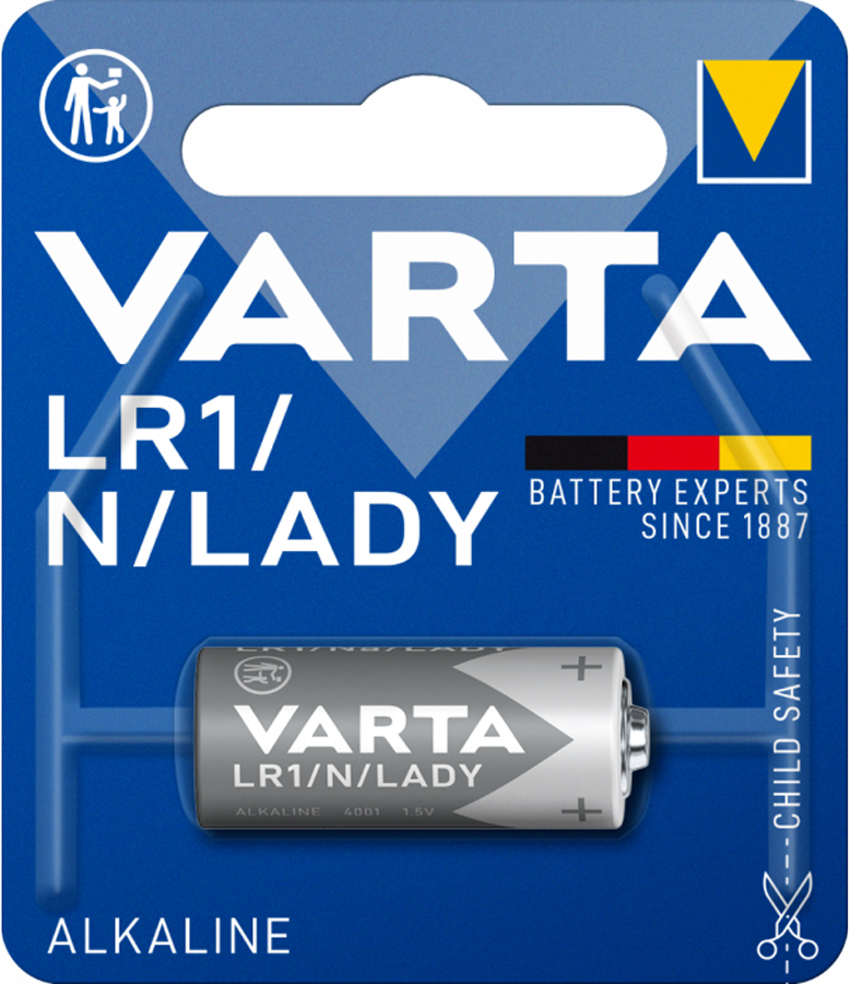 Baterie alcalină VARTA - LR1/N/Lady, 1.5V, 1 buc.