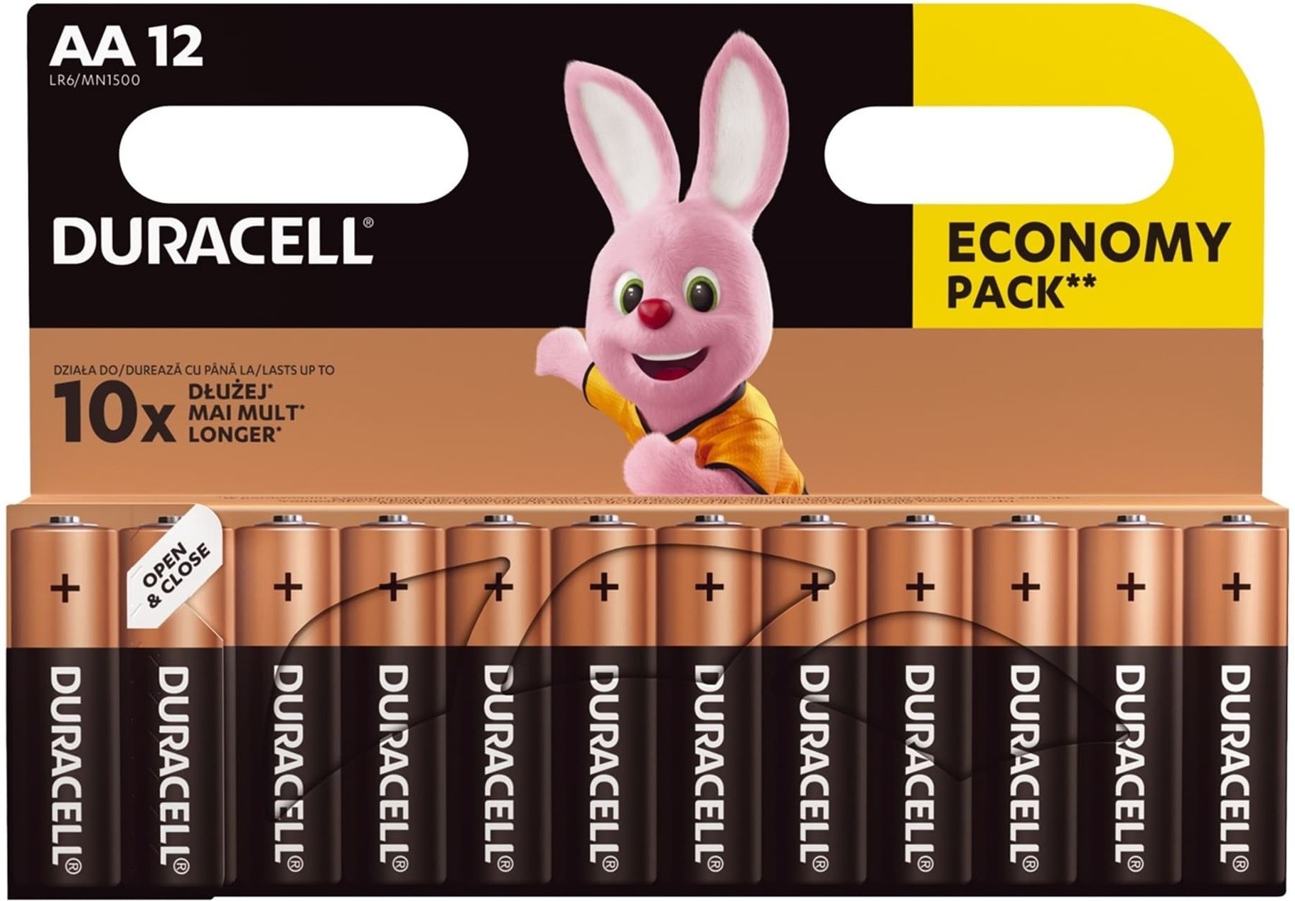 Baterii alcaline  Duracell - Basic, AA, 12 buc.