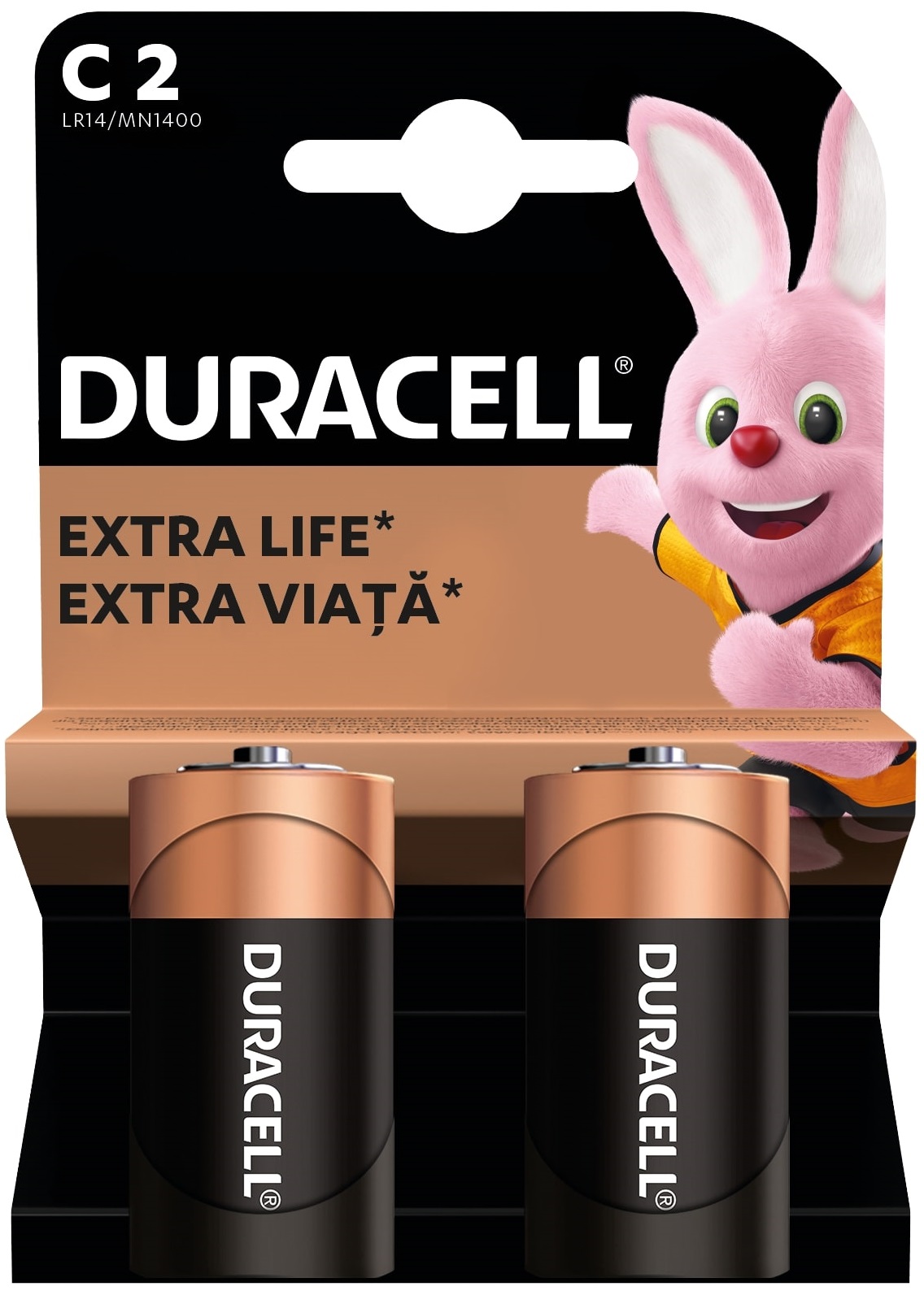 Baterii alcaline  Duracell - Basic, C, 2 buc.