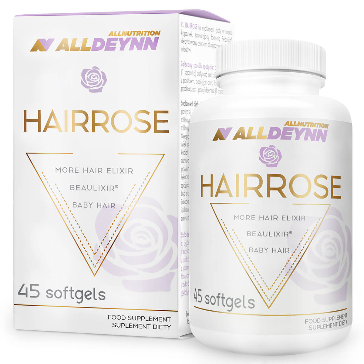 AllDeynn Hairrose, 45 capsule, AllNutrition