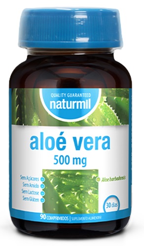 Aloe Vera, 500 mg, 90 tablete, Naturmil