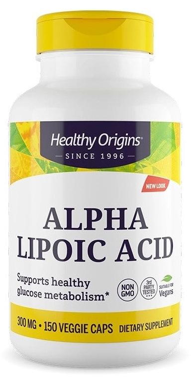 Acid Alfa Lipoic, 300 mg, 150 capsule, Healthy Origins