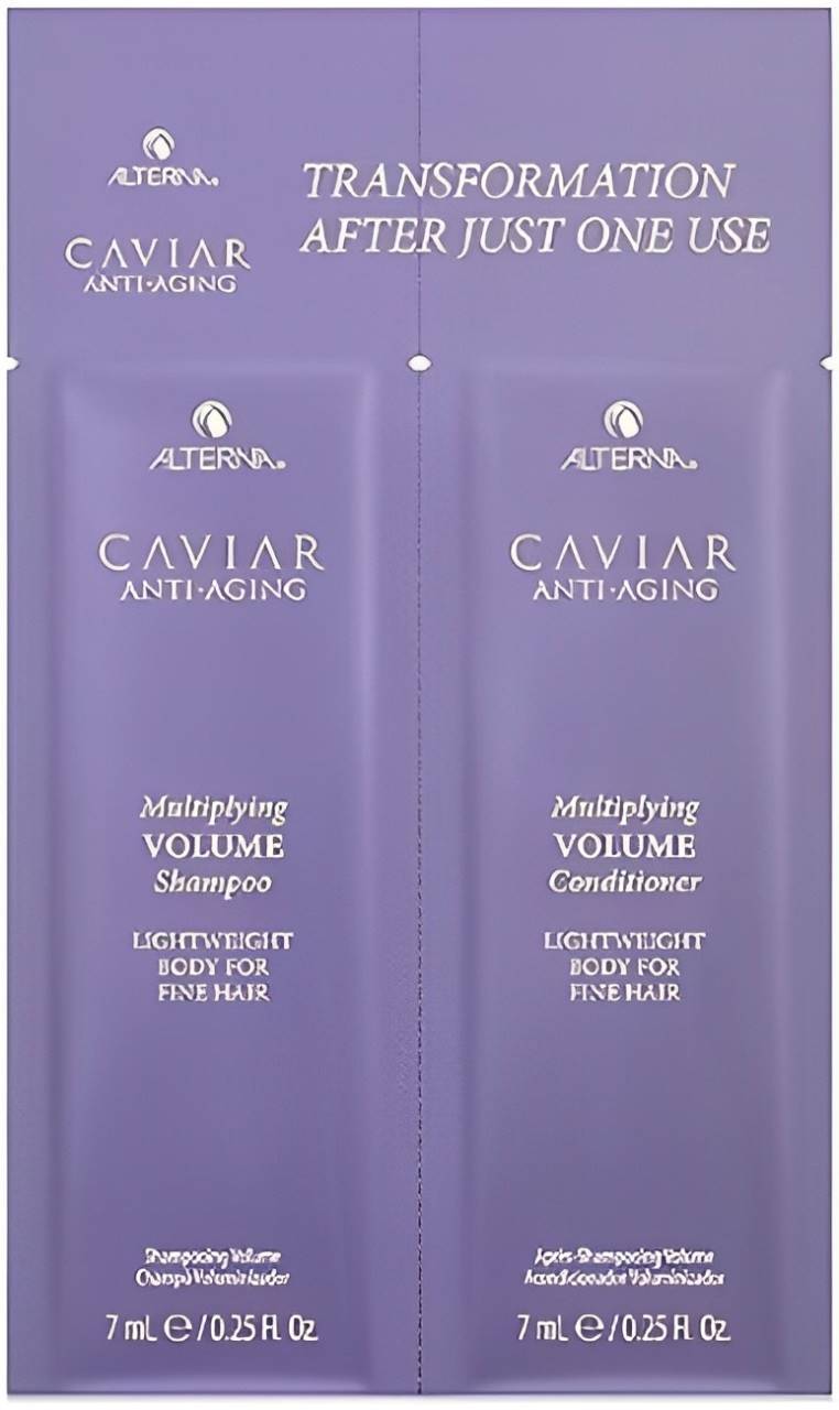 Alterna Caviar Multiplying Volume Set - Șampon și Balsam de volum, 2 х 7 ml