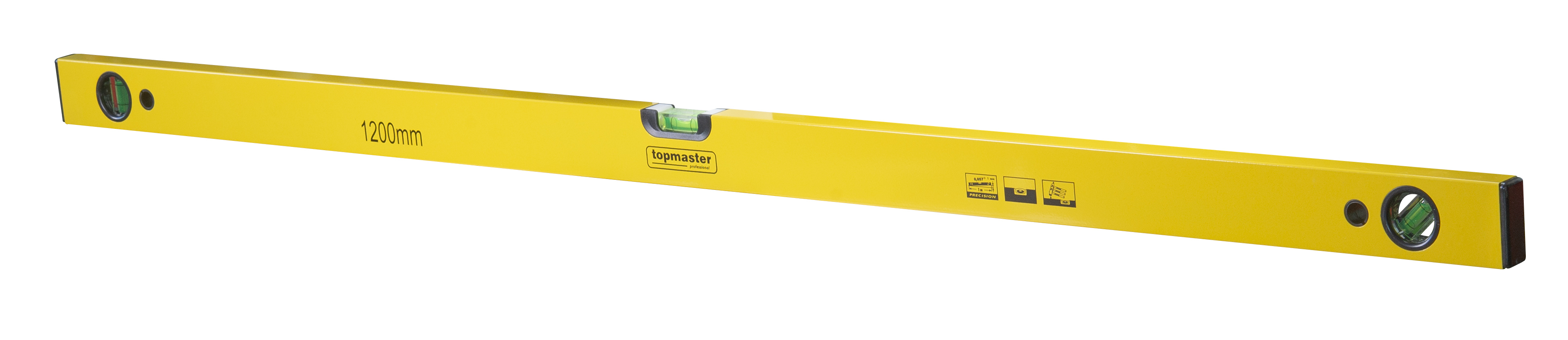 Nivelă din aluminiu Topmaster - Professional, 1200 mm, 3 libele