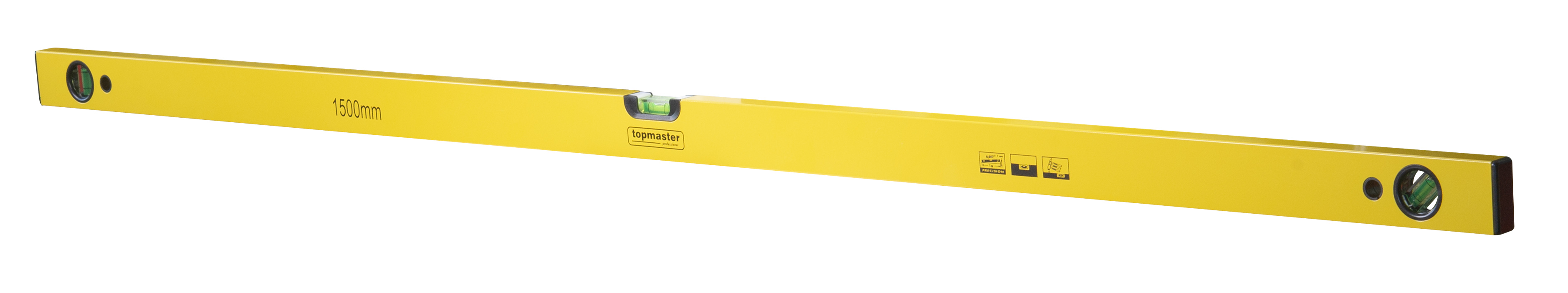Nivelă din aluminiu Topmaster - Professional, 1500 mm, 3 libele