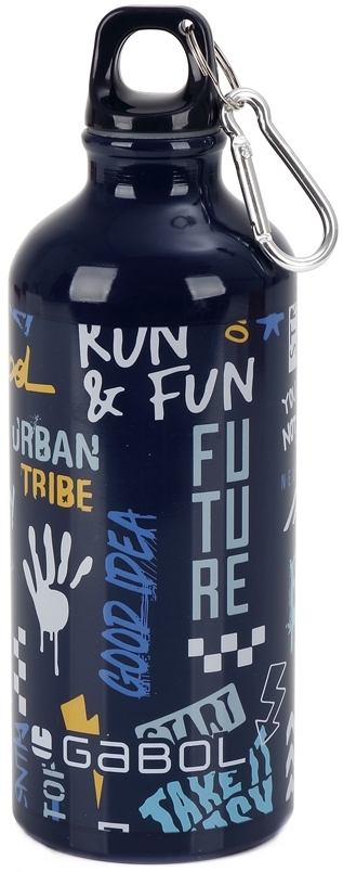 Sticlă de apă din aluminiu Gabol Skull - 600 ml