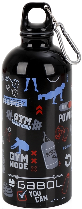 Sticlă de apă din aluminiu Gabol Training  - 600 ml