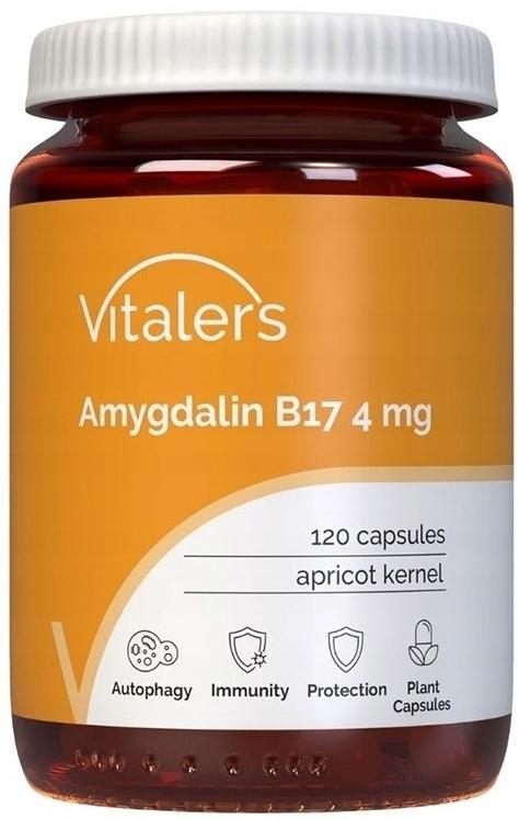 Amigdalină, 4 mg, 120 capsule, Vitaler's