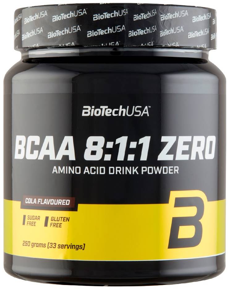 BCAA 8:1:1 Zero, coca cola, 250 g, BioTech USA