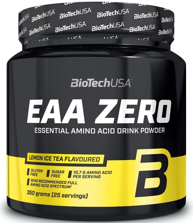 EAA Zero, ceai rece lămâie, 350 g, BioTech USA