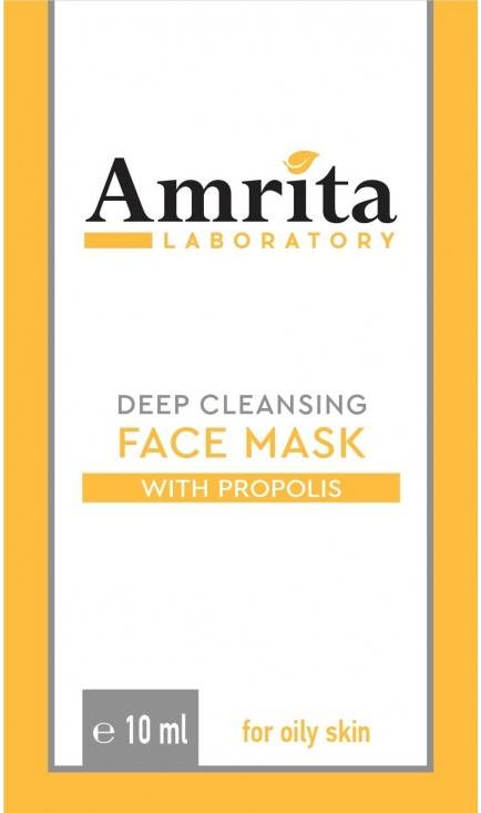 Amrita Mască de față cu acțiune de curățare profundă cu propolis 10 ml