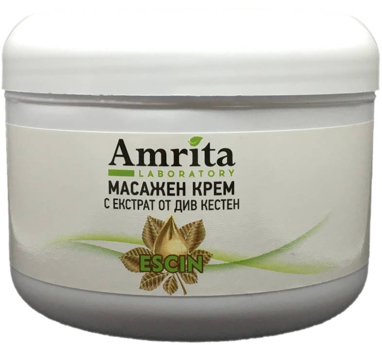Amrita Cremă de masaj cu extract de castan de Indias, 200 ml