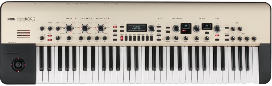 Sintetizator de modelare analogic Korg - KingKORG, 61 de taste, negru/bej