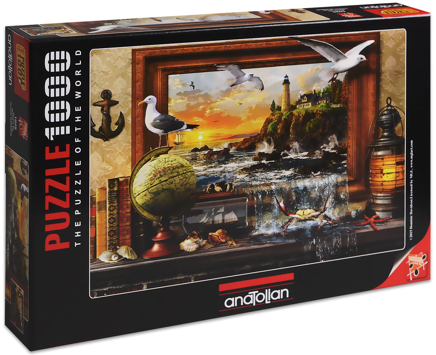 Puzzle Anatolian din 1000 de piese - Viata la mare, Dominic Davison