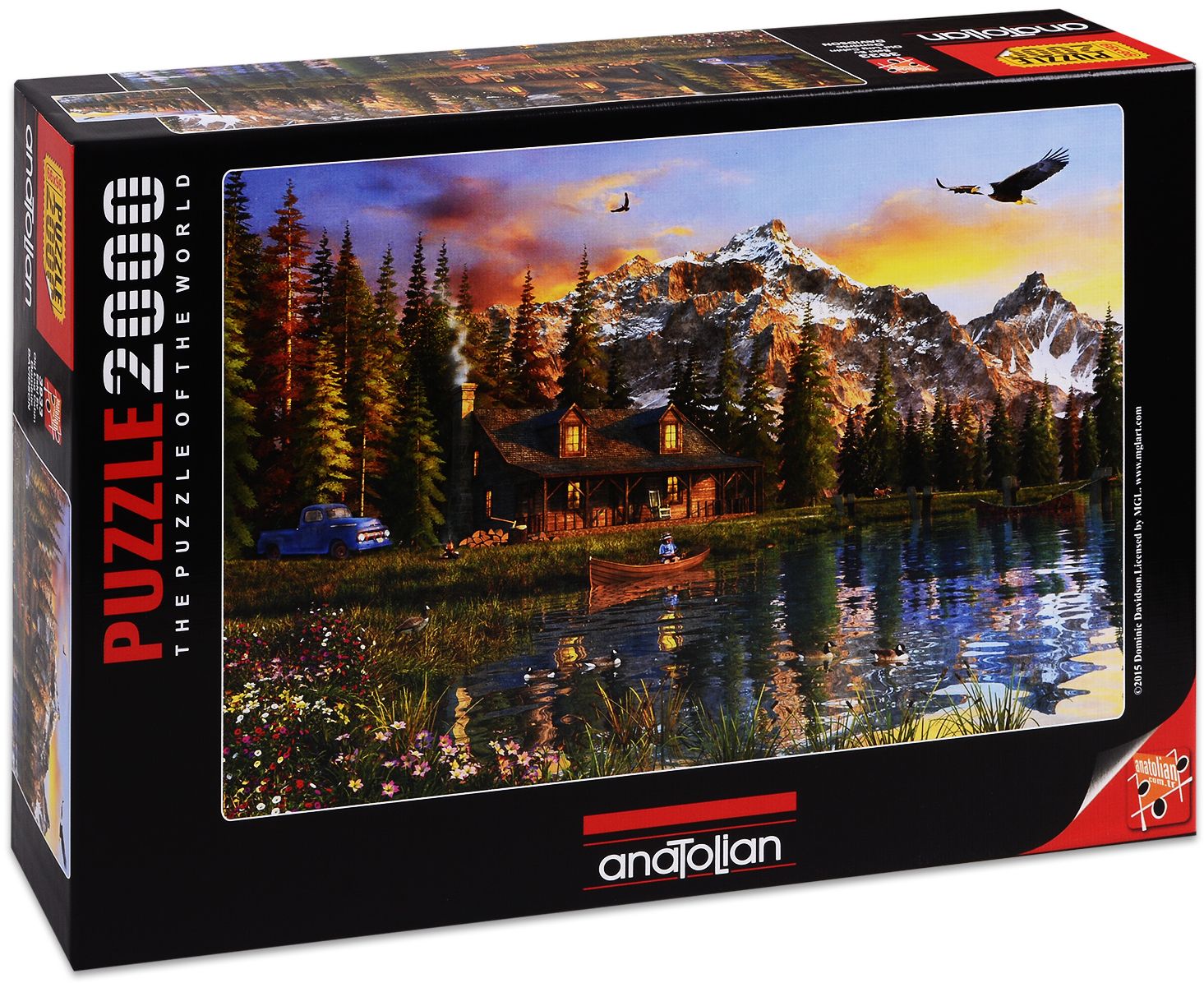 Puzzle Anatolian din 2000 de piese - Casa de odinioara, Dominic Davison