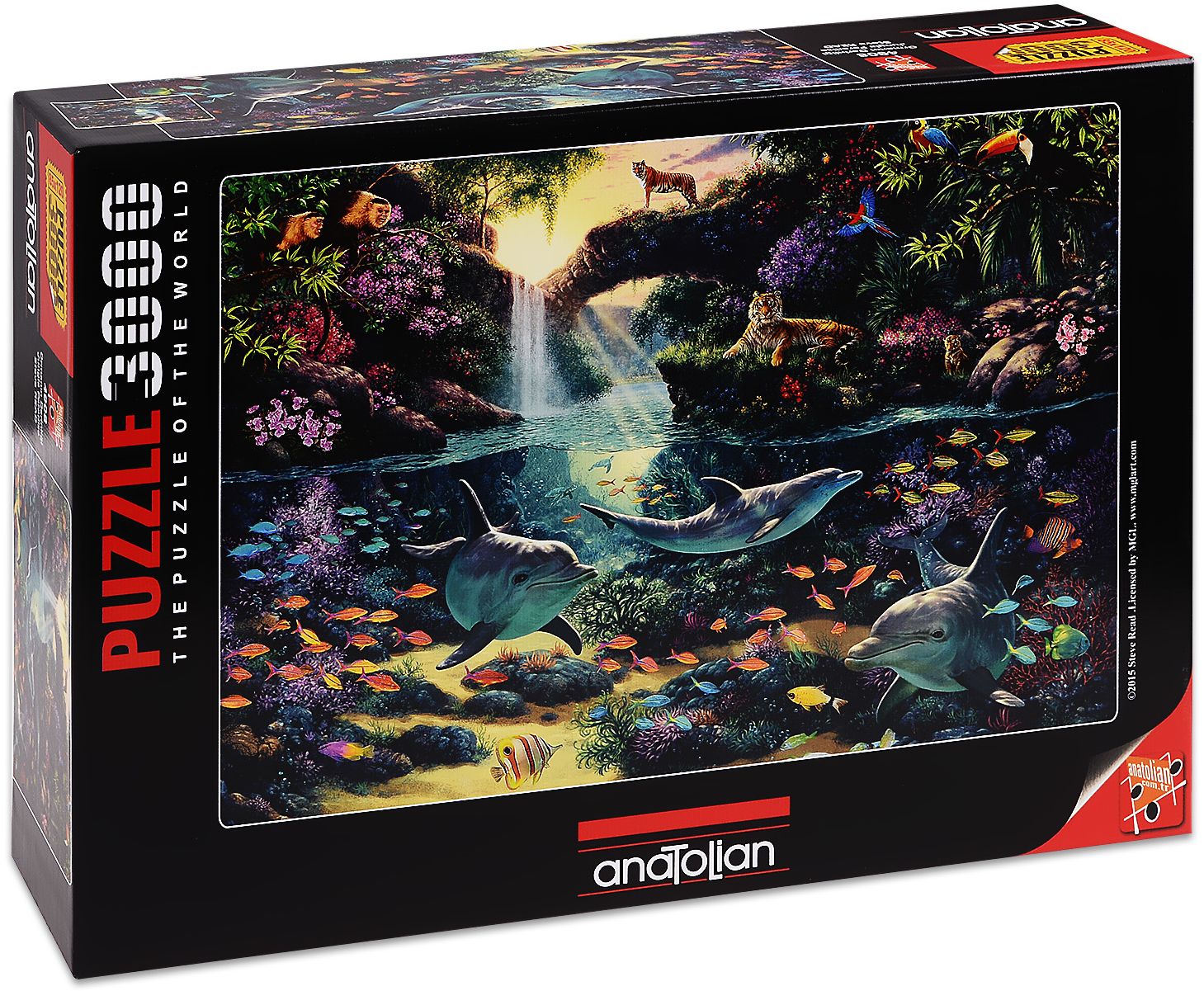 Puzzle Anatolian din 3000 de piese - Paradis fabulos, Steve Read