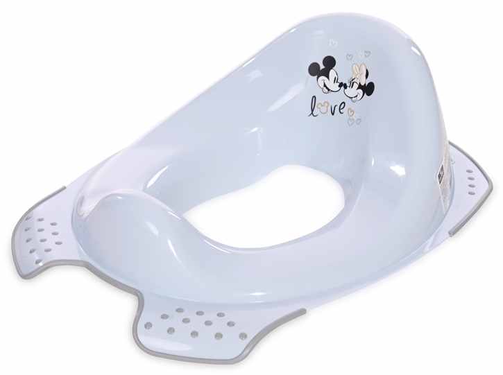 Accesoriu anatomic pentru scaunul de toaleta Lorelli - Mickey Love, albastru deschis