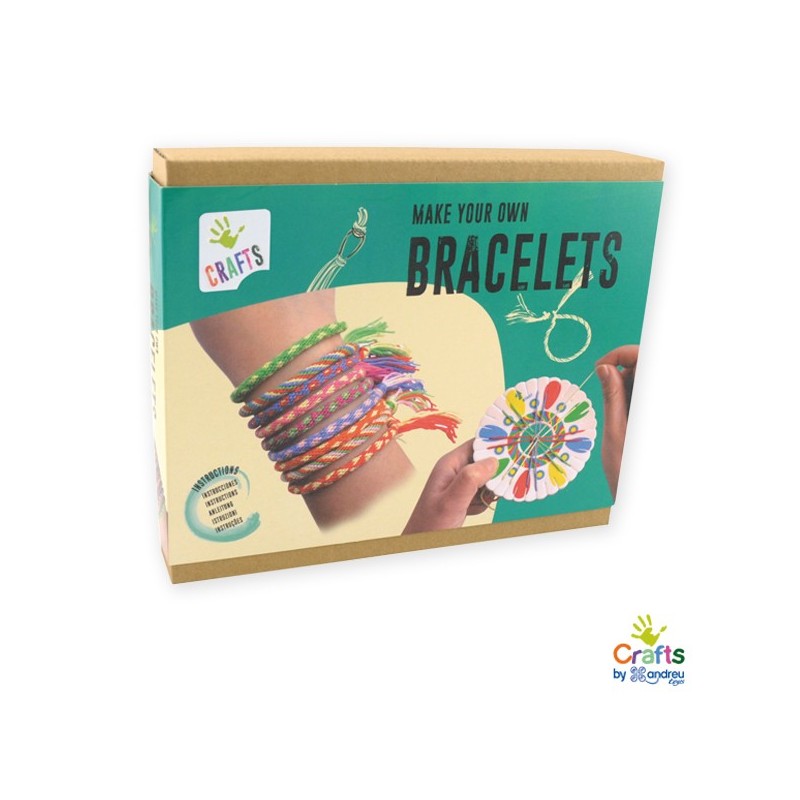 Set de creație Andreu Toys - Faceți-vă propriile brățări croșetate