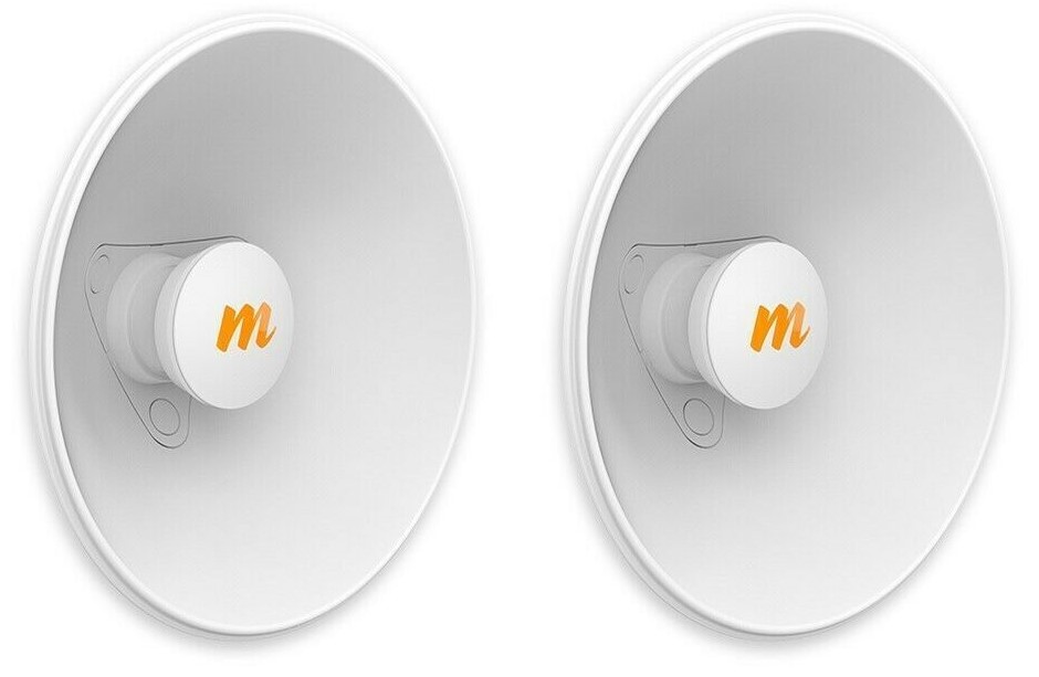 Antene Mimosa - N5-X20, 4.9-6.4 GHz, 20 dBi, 250 mm, 2 bucăți, albe