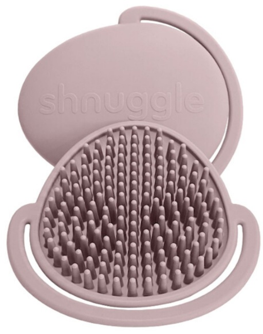 Perie antibacteriană din silicon Shnuggle - Blossom