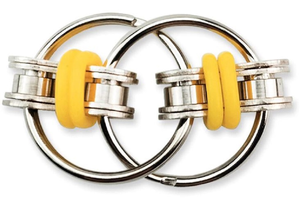 Jucarie antistres Fidget - Inele cu lant de bicicleta