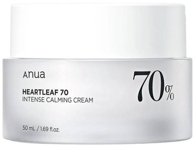 Anua Heartleaf Cremă intensă de calmare 70%, 50 ml