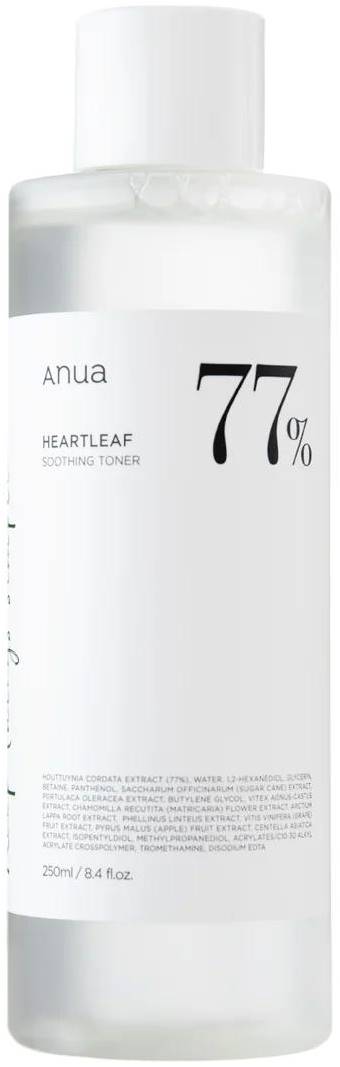 Anua Heartleaf Toner facial calmant 77%, 250 ml