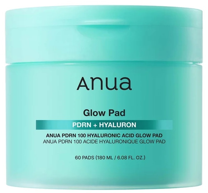Anua Discuri faciale iluminatoare PDRN 100 Hyaluronic Acid, 60 buc
