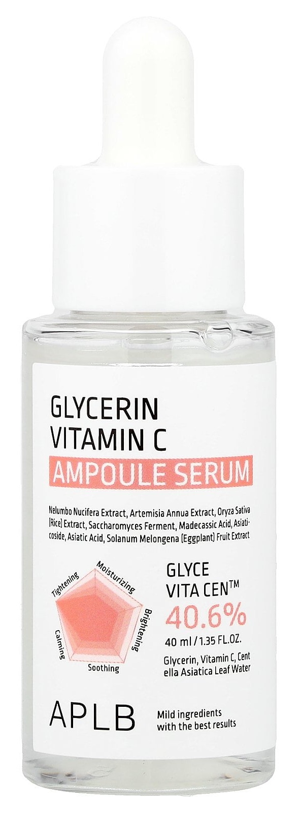 APLB Cremă de față iluminatoare Glycerin Vitamin C, 40 ml