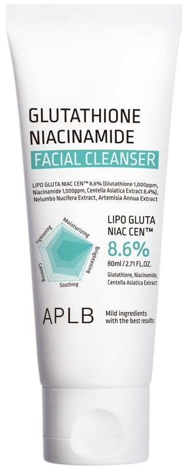 APLB Spumă de curățare facială Glutathione Niacinamide, 80 ml
