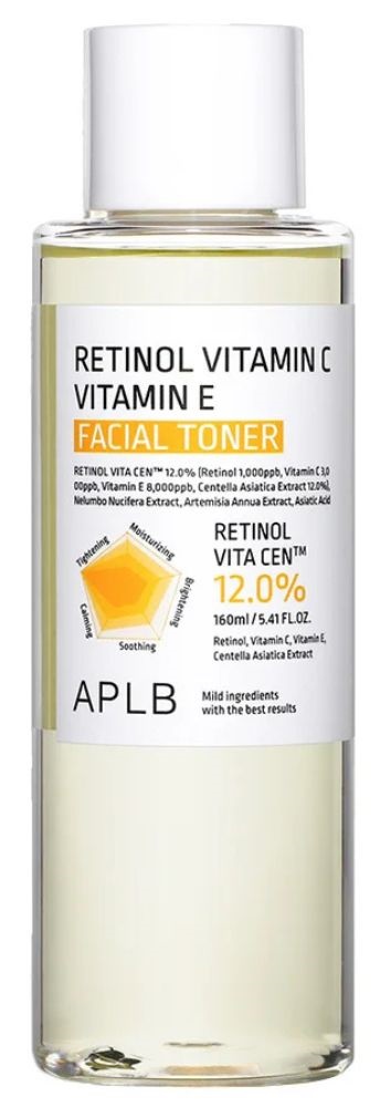 APLB Toner facial  Retinol Vitamin C Vitamin E, 160 ml