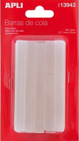 Batoane silicon pentru lipit APLI – ø 11 х 10 cm, 10 bucati