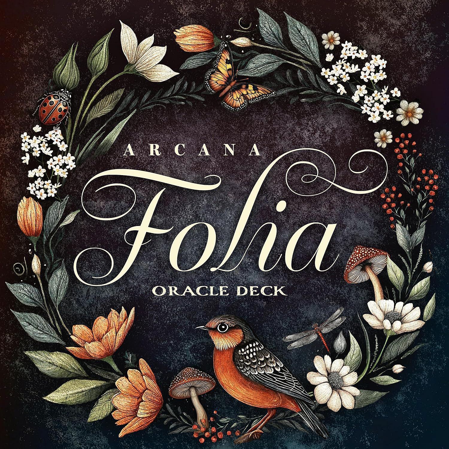Arcana Folia Oracle Deck (50 Cards and Guidebook)