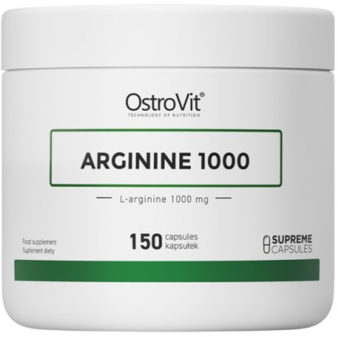 L-arginina, 1000 mg, 150 capsule, OstroVit - imagine 3