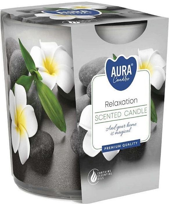 Lumânare parfumată Bispol Aura - Relaxation, 100 g