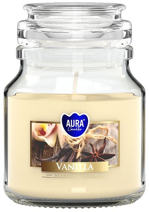 Lumânare parfumată Bispol Aura - Vanilla, 120 g