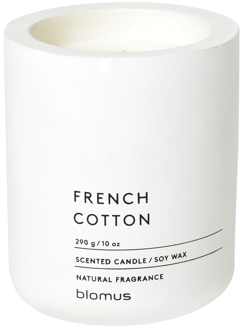 Lumânare parfumată Blomus Fraga - L, French Cotton, Lily White