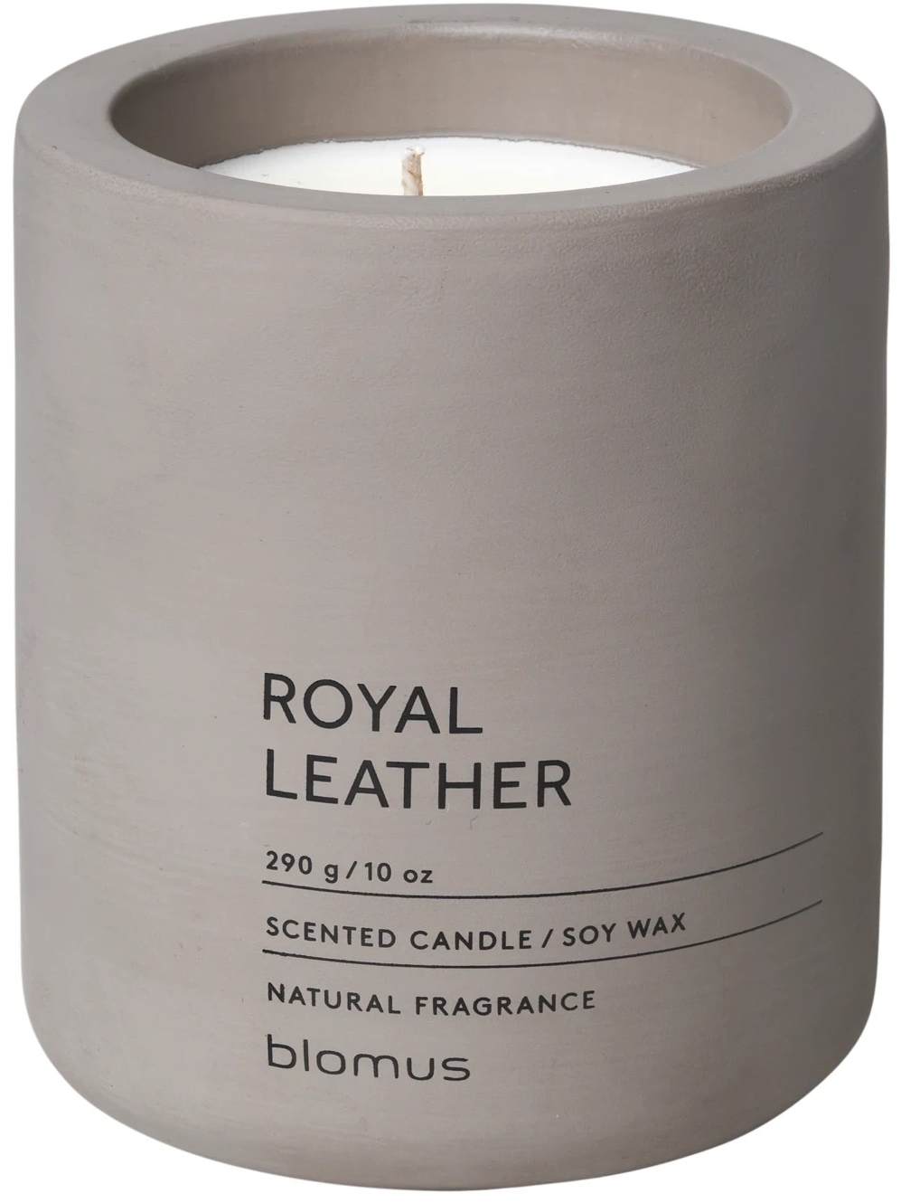 Lumânare parfumată Blomus Fraga - L, Royal Leather, Satellite