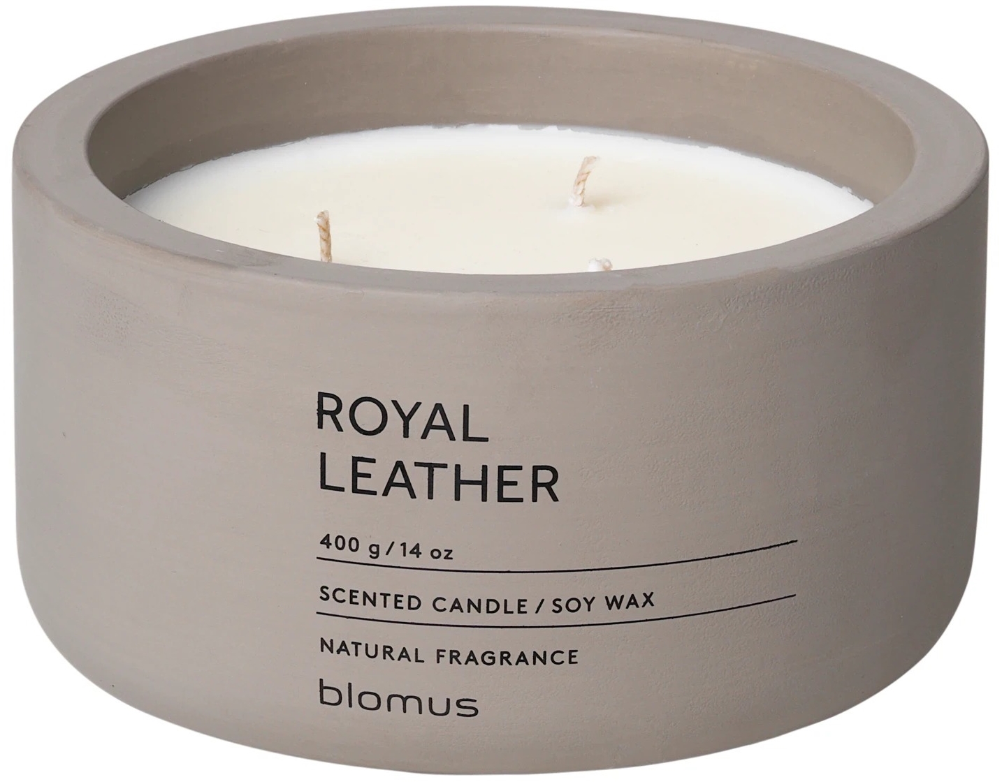 Lumânare parfumată Blomus Fraga - XL, Royal Leather, Satellite