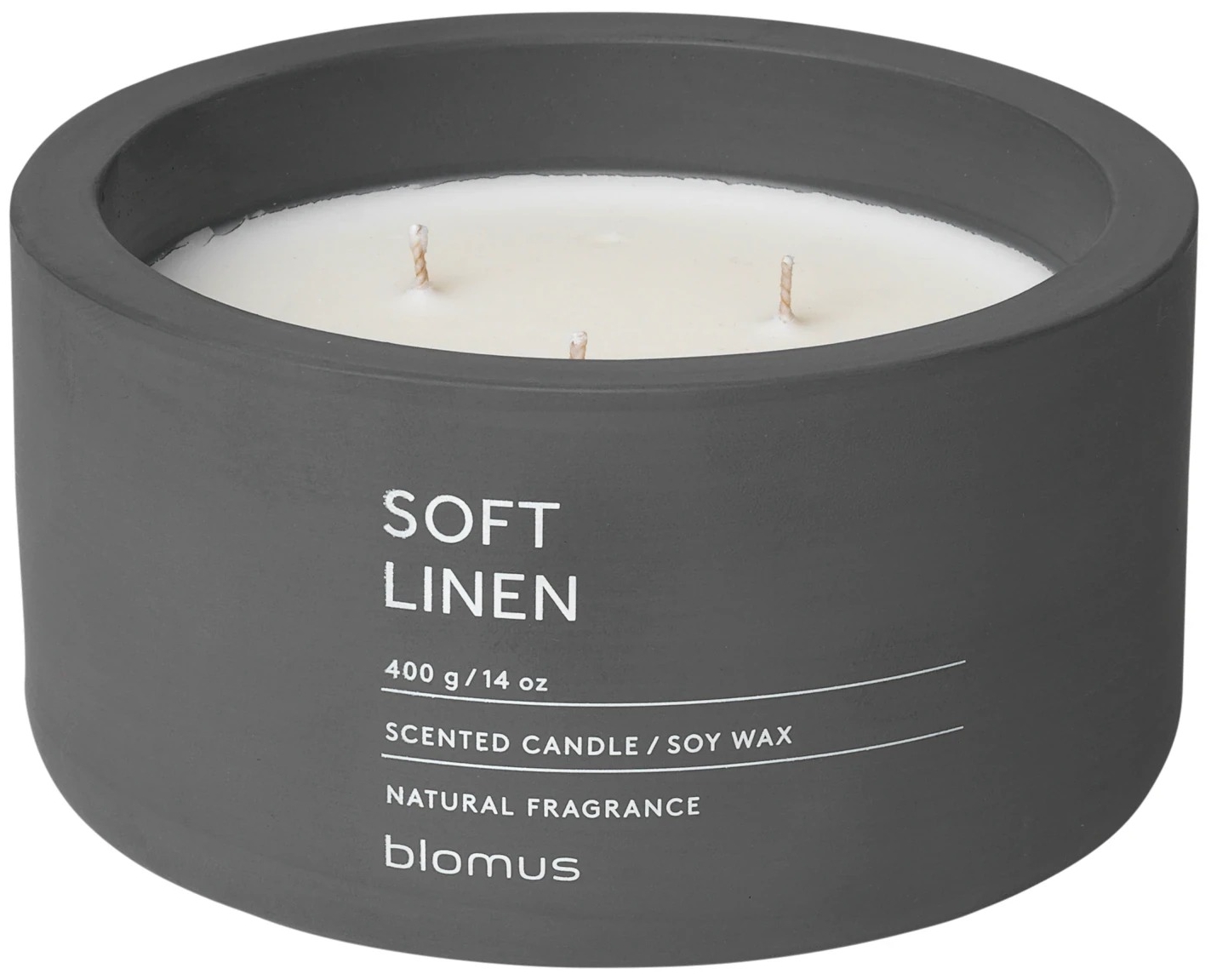 Lumânare parfumată Blomus Fraga - XL, Soft Linen, Magnet