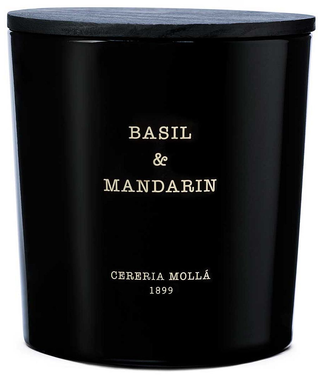 Lumânare parfumată  Cereria Molla - Basil &amp; Mandarin, 600 g