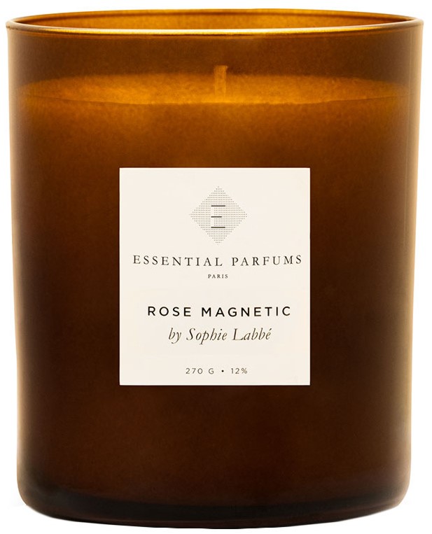 Lumânare parfumată Essential Parfums - Rose Magnetic by Sophie Labbé, 270 g