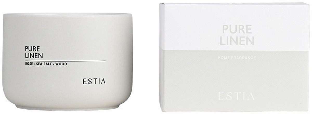 Lumânare parfumată Estia - Pure Linen, 280 g