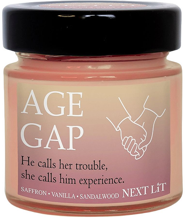 Lumânare parfumată Next Lit Burning Tropes - Age Gap, 100 g