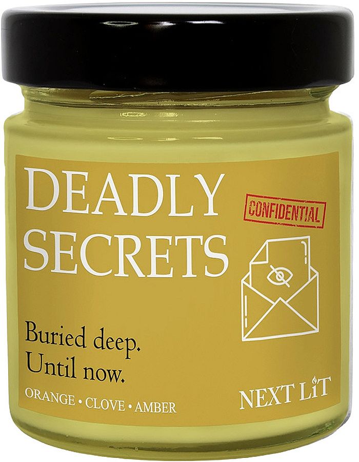 Lumânare parfumată Next Lit Burning Tropes - Deadly Secrets, 180 g