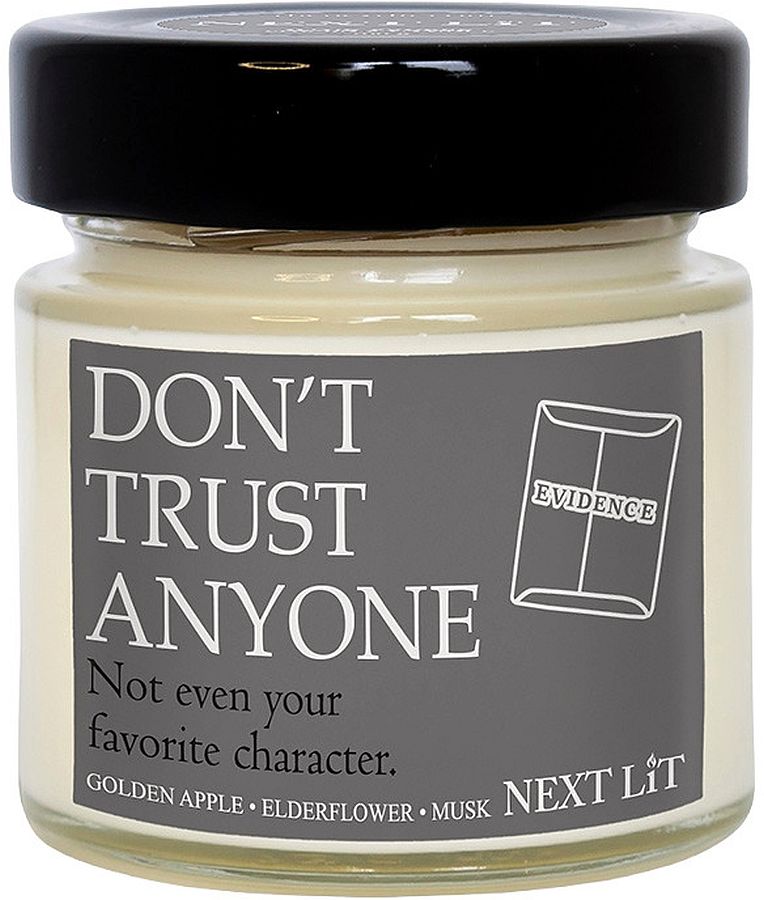 Lumânare parfumată Next Lit Burning Tropes - Don't Trust Anyone, 100 g