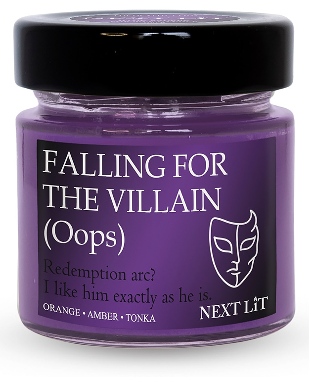 Lumânare parfumată Next Lit Burning Tropes - Falling for the Villain, 100 g