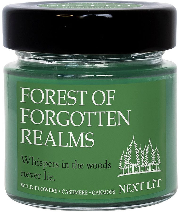 Lumânare parfumată Next Lit Burning Tropes - Forest of Forgotten Realms, 100 g