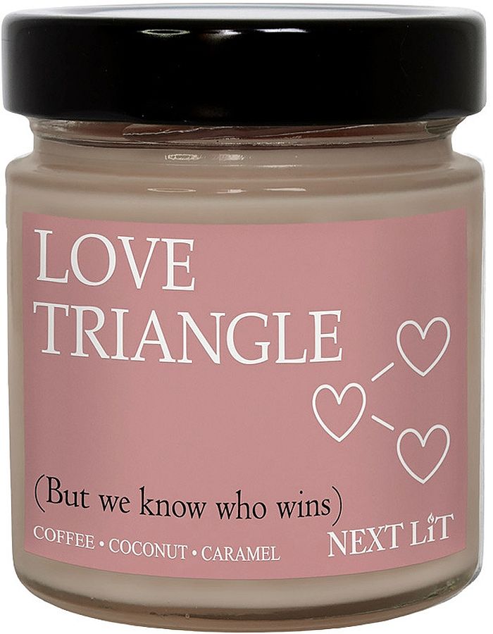 Lumânare parfumată Next Lit Burning Tropes - Love Triangle, 180 g